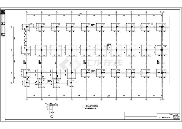 某地区-1#厂房结构图纸（含设计说明）-图一