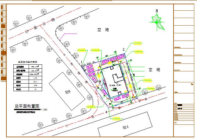 侨民安置住宅楼建筑设计CAD平面图_图1