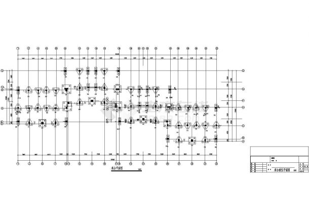 某地区建筑结构图（含框架矩形柱或圆柱配筋表）-图二