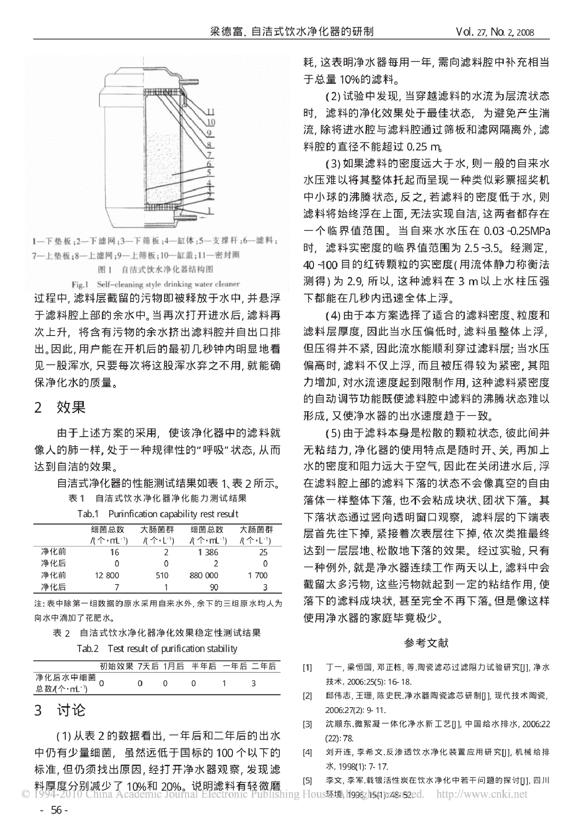 自洁式饮水净化器的研制-图二