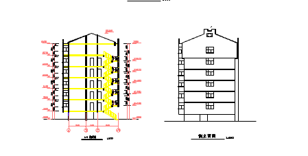 某地7层住宅的建筑施工图（共8张）-图二