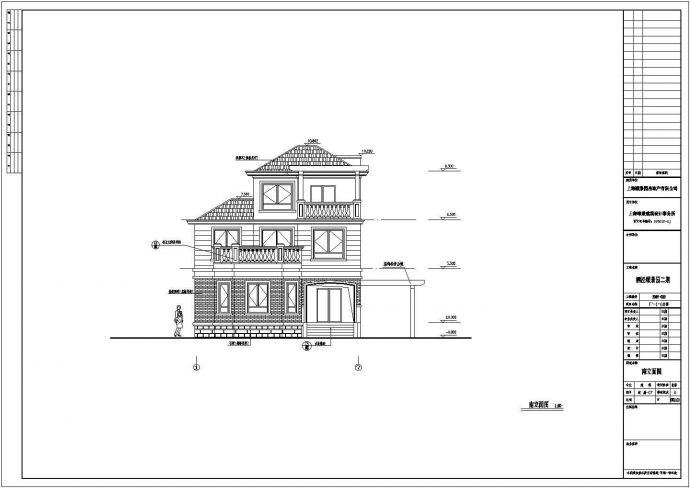 某地3层功能型独栋别墅建筑设计施工图_图1