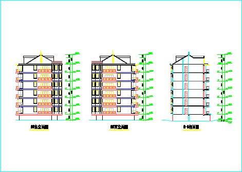 某地8#多层住宅楼的详细建筑设计图-图二