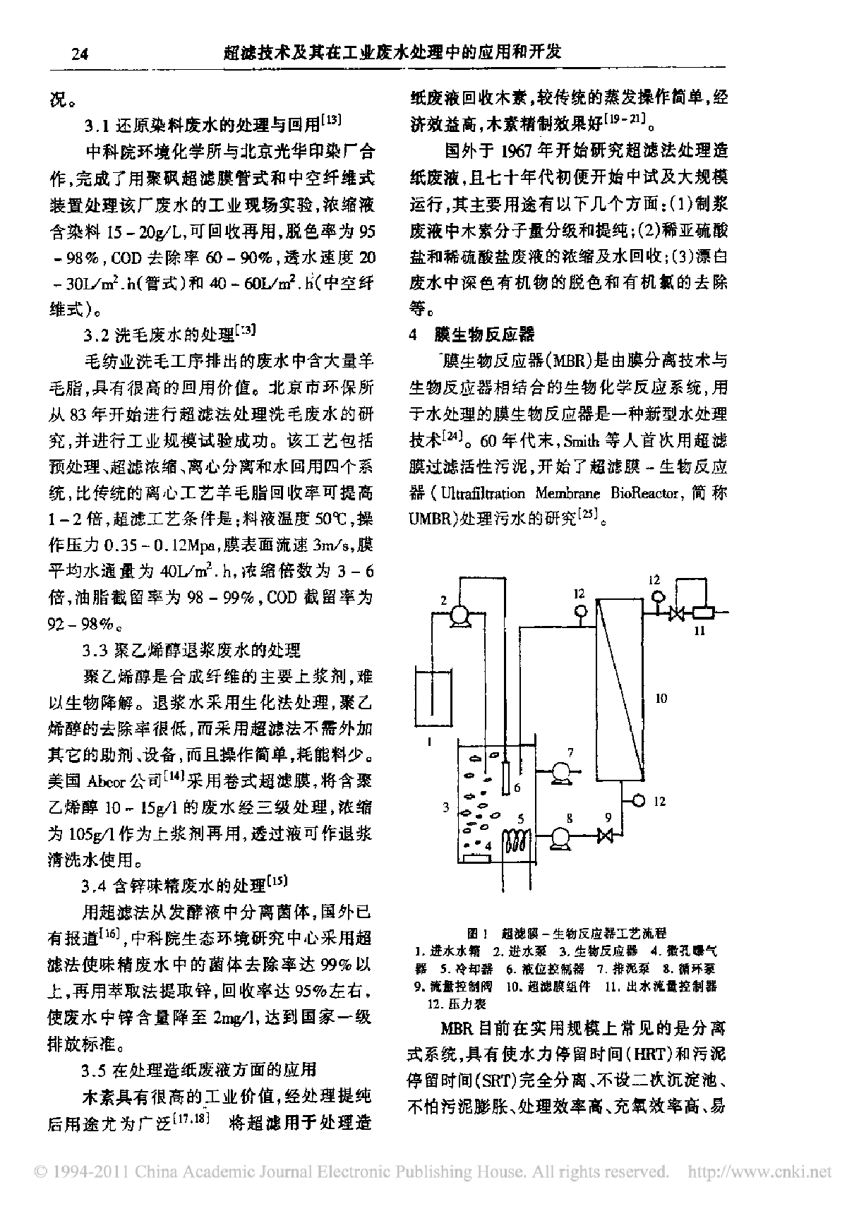 超滤技术及其在工业废水处理中的应用和开发-图二