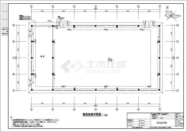 【湖南】某厂房电气照明设计施工图纸-图二