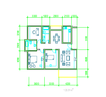 某地按面积分类住宅户型建筑设计方案图