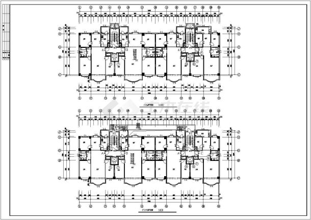 某16层2单元每单元2户住宅楼建筑设计图（长37.8米+宽12.9米）-图二