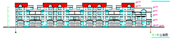 某地小型低层连排住宅详细建筑施工图-图二