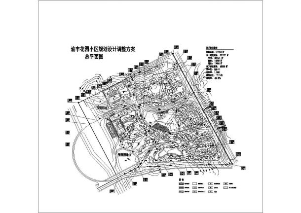 【南阳】渝丰花园小区建筑规划设计-图一