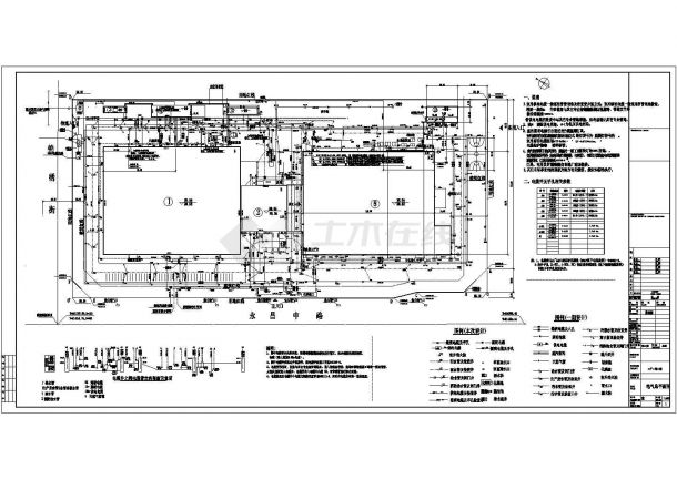 某地区三洋电室外设计平面CAD图纸-图一