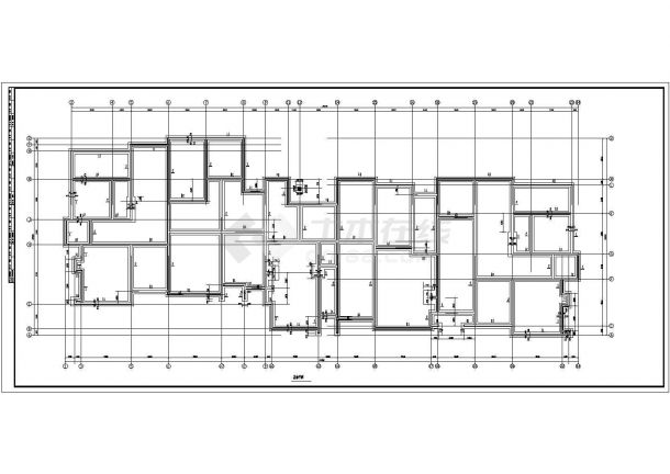 某地区剪力墙结构别墅建筑图（全图）-图二