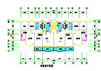 某地复式楼户型建筑图纸（共9张）-图一