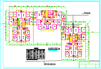 某地高层住宅单体详细建筑设计平面图_图1