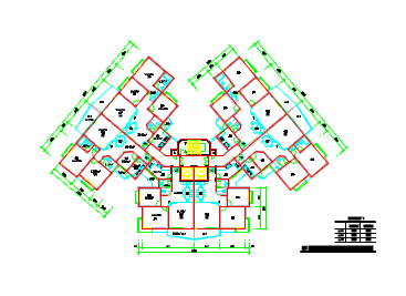 某地高层住宅户型经典集合设计图（全套）_图1
