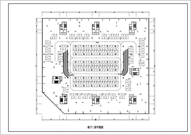 某地高层住宅户型建筑设计平面详图-图一