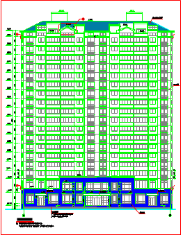 某地高层住宅楼全套建筑设计施工详图-图二