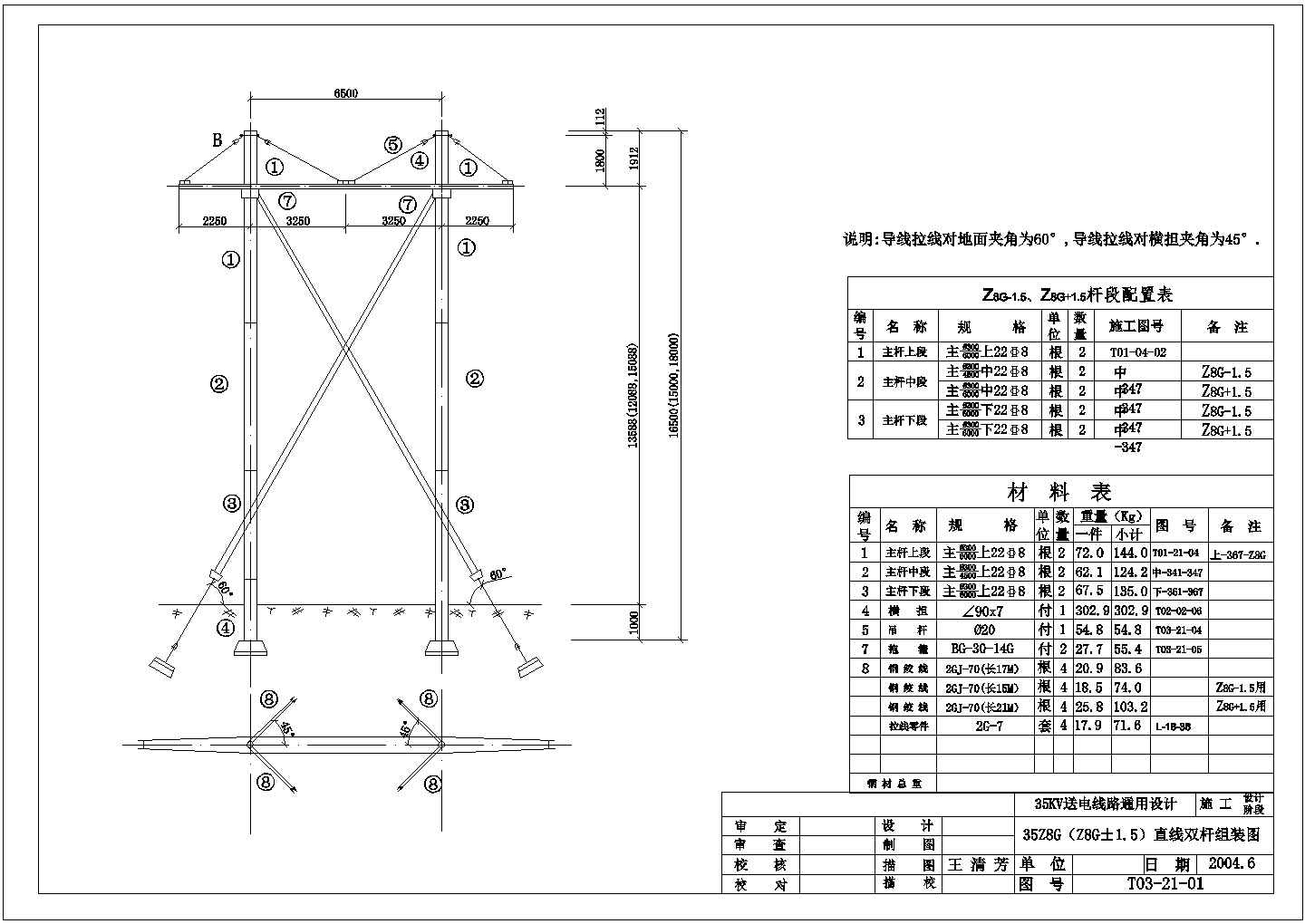 某工厂直线双杆设计CAD组装图纸