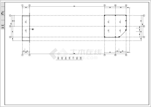 框架结构办公楼整套建筑图纸（含设计说明）-图二