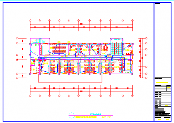  Electrical decoration drawing of the third floor office building of a fire brigade - Figure 2