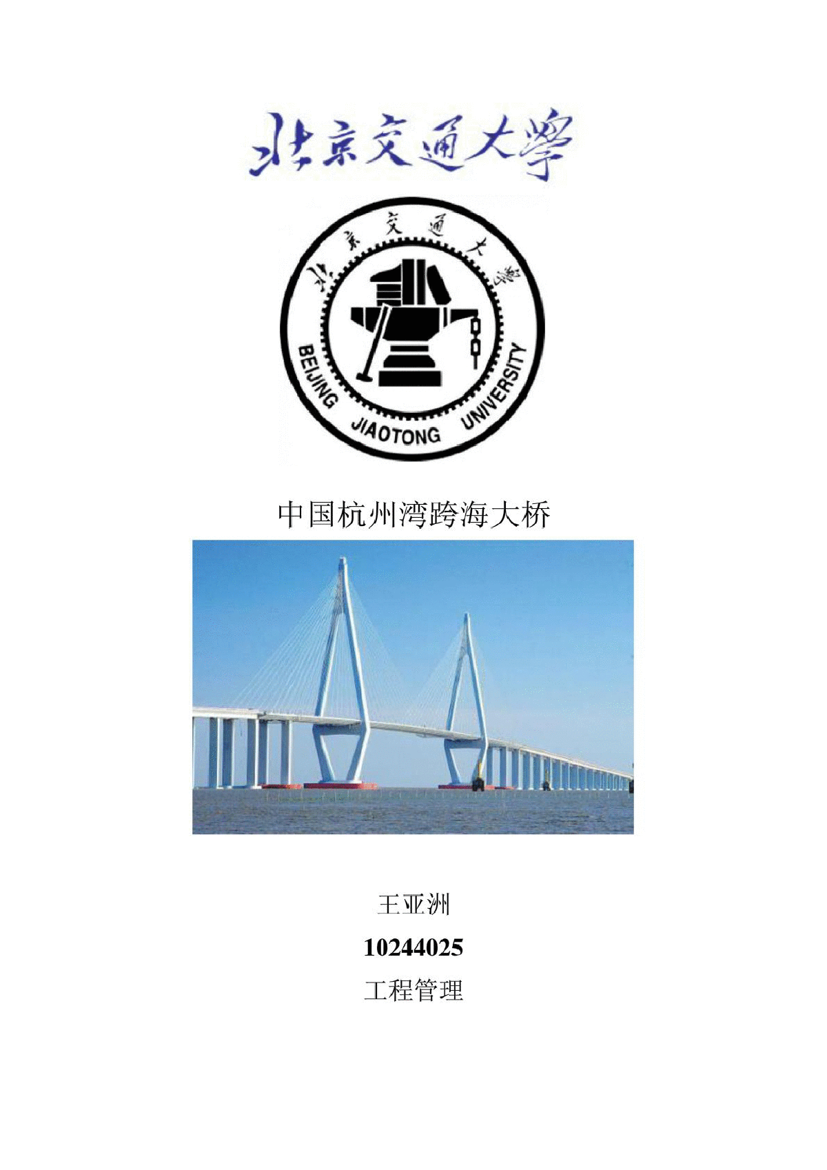 浅析中国杭州湾跨海大桥造价-图一