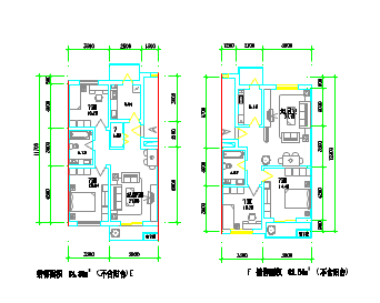 某地住宅户型建筑设计平面方案详图-图二