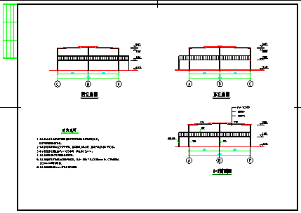 自行车棚设计方案图（含设计说明）_图1
