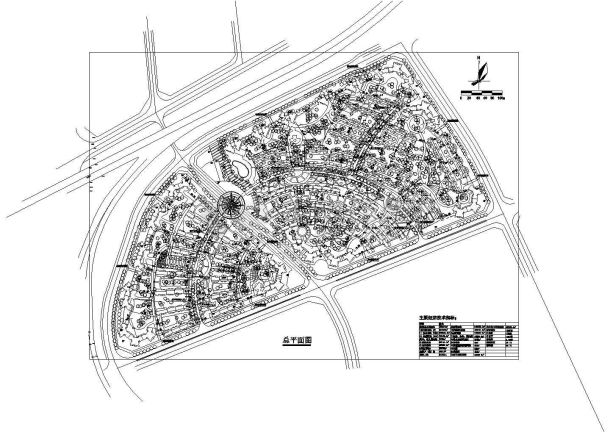 【江苏省】某小区建筑详规设计图纸-图一