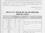 【重庆】建筑工程实物工程量人工成本信息（2014年第1季度）图片1