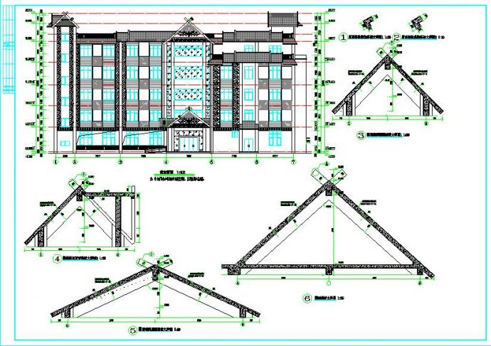 某医院隔震建筑设计施工图纸_图1