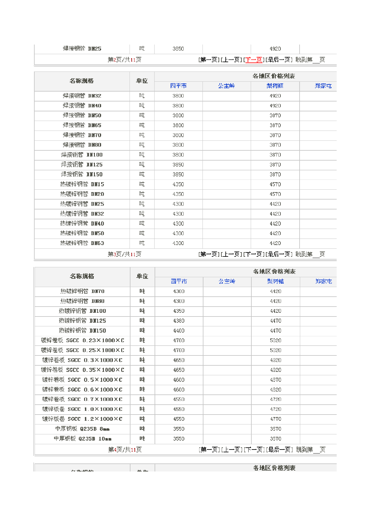 【四平】建设工程材料价格信息（2014年7月）-图二