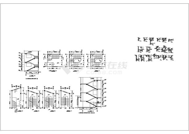 某地3层幼儿园建筑方案设计施工图-图一