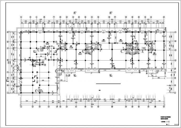 某地区农村集资楼平面建筑设计图（共4张）_图1