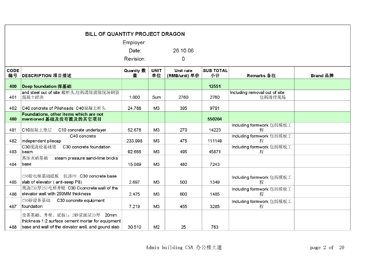 某德国工程商务标文件(全中英文对照)-图二