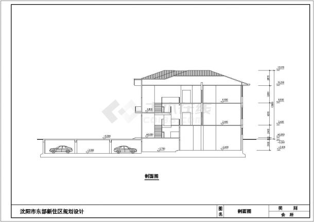【沈阳】某小区住宅建筑设计方案图-图二