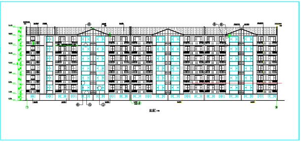 某地大型泰安嘉园住宅楼建筑方案图-图一