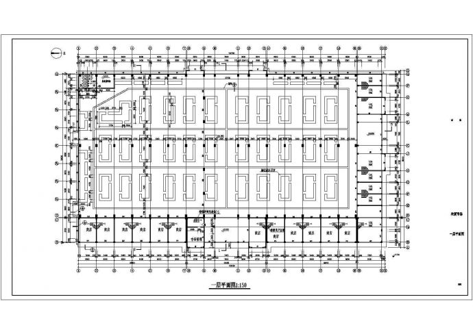 某地区三层现代农贸市场建筑设计施工图_图1