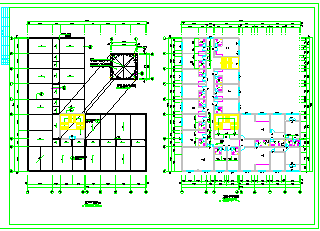 四层框混结构办公、宿舍楼建筑设计图纸_图1