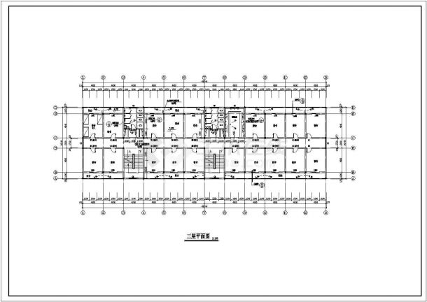 【广东】某学校四层宿舍楼建筑设计施工图纸-图二