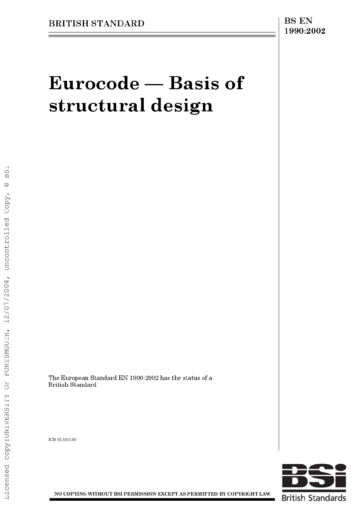 欧洲结构设计规范 EN 1990-图一