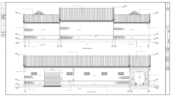 古建筑四合院-A户型外墙大样图_图1