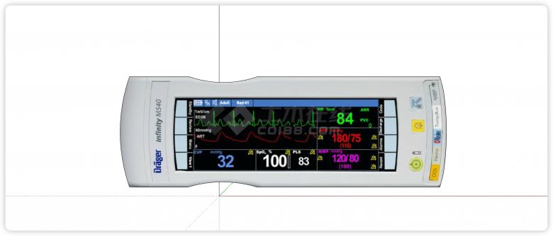横板心率血氧观察器医疗设备su-图一