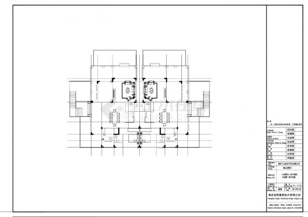 三层独栋别墅带地下室含门窗表节点详图CAD图纸-图二