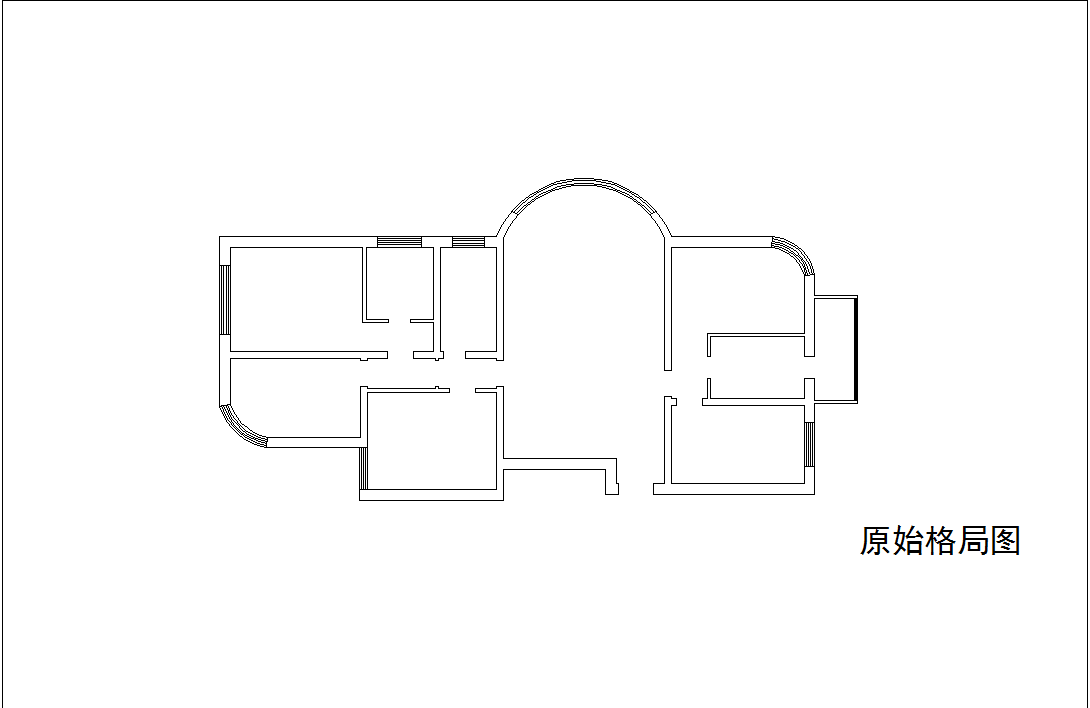 某地黑的经典风格住宅施工图CAD图纸