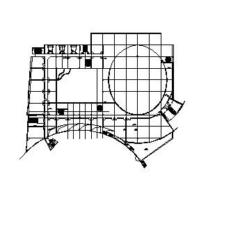 杭州某工业学院平面建筑图