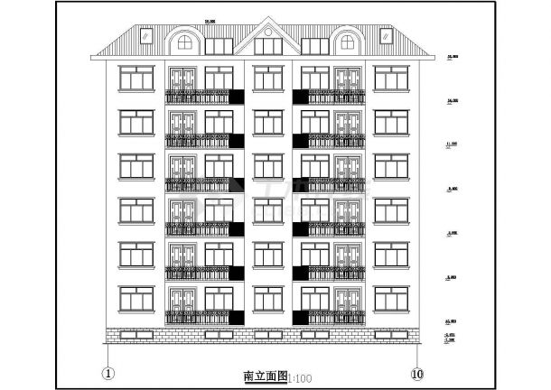 某地住宅建筑设计方案详图（共8张）-图二