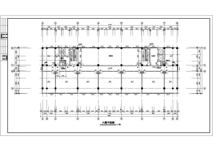 某7层综合楼建筑设计图纸（含设计说明）_图1