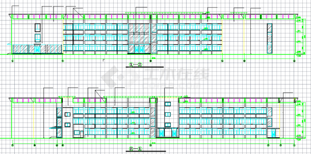 【浙江】某大酒店施工CAD设计图纸-图一