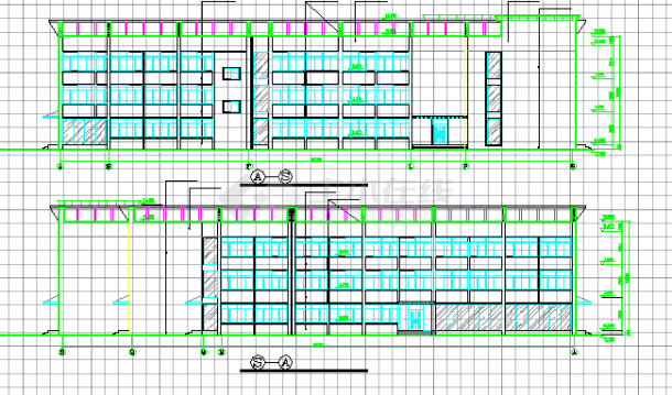 【浙江】某大酒店施工CAD设计图纸-图二