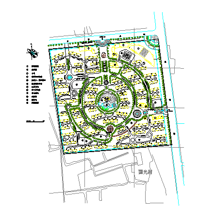 【上海】某地区某小区规划设计方案图纸-图一