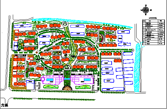 【山东】旧城改造项目规划设计总图纸_图1